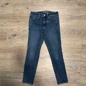 american eagle hi rise jeggings 6